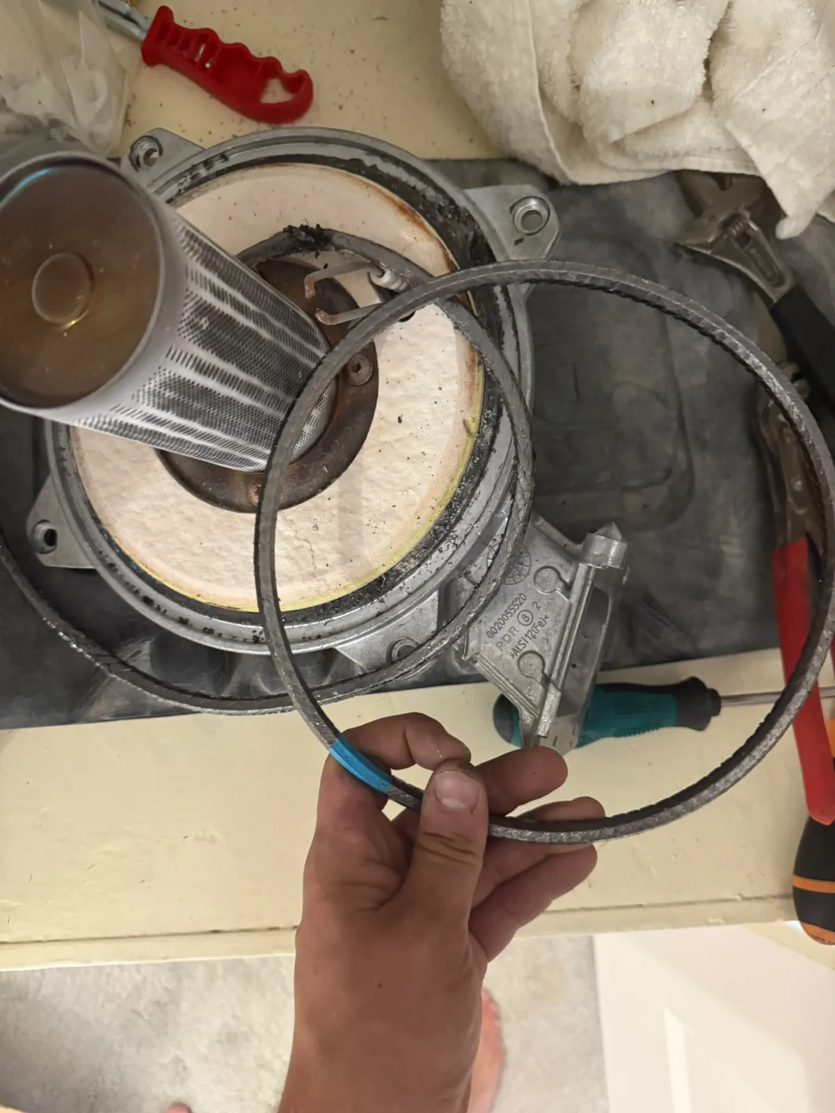 Boiler component removed during repair work by HB Group